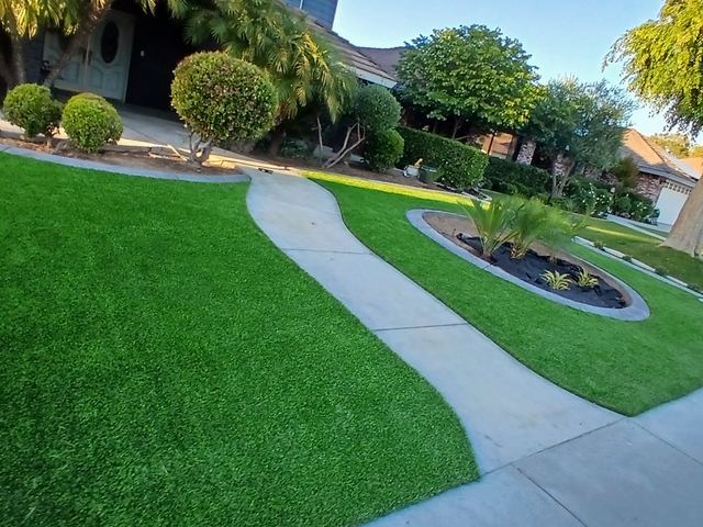 Play Turf 55 artificial grass installed